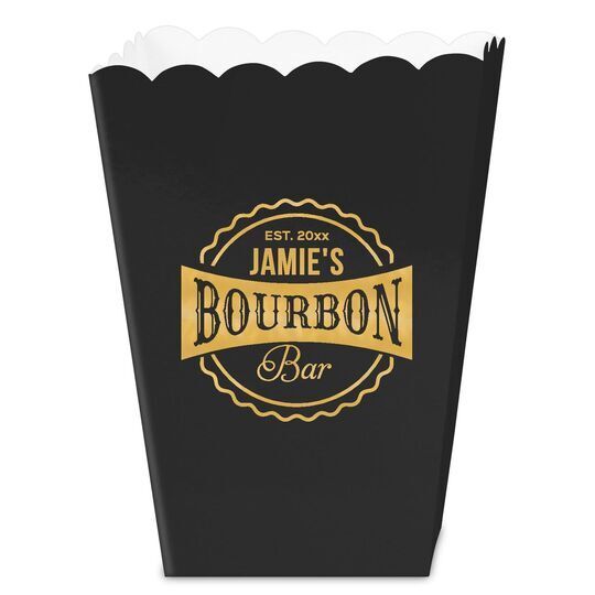 My Bourbon Bar Mini Popcorn Boxes